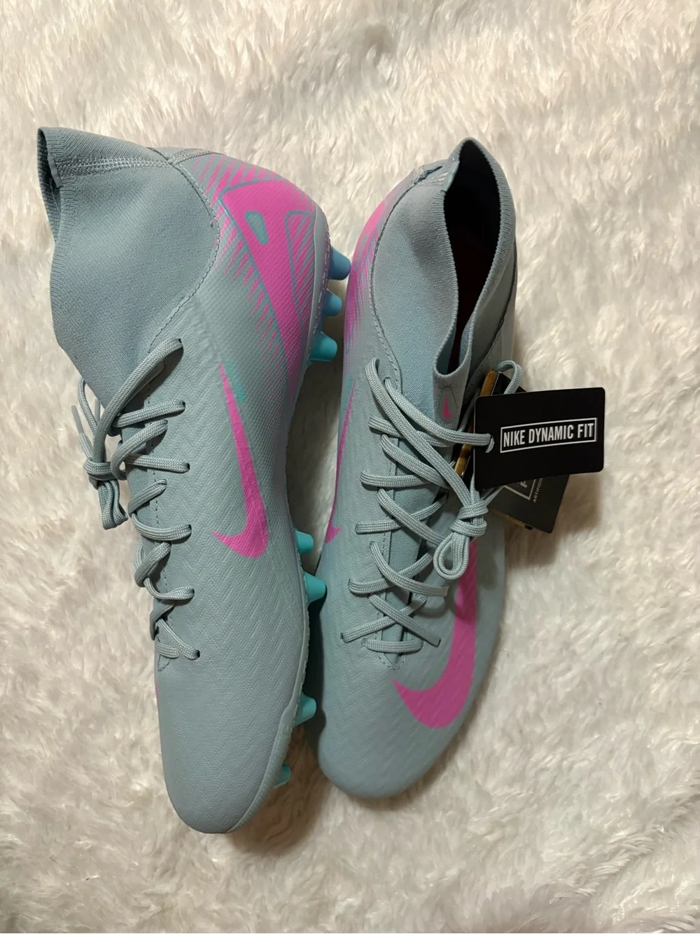 Nike Zoom Mercurial Superfly 10Pro FG Soccer CleatsHF9433-301 Men's Gray 11.5